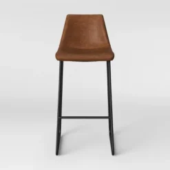 Bowden Faux Leather Barstool - Threshold™ 13 Bowden Faux Leather Barstool - Threshold™ -Whalen Furniture GUEST e58c918a 7f24 44b0 a4b7 f8d289ca598f