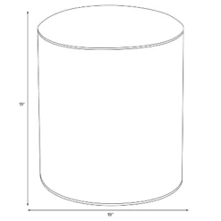 Contrast Welt Drum Ottoman In Velvet - Threshold™ 10 Contrast Welt Drum Ottoman In Velvet - Threshold™ -Whalen Furniture GUEST e6b98d9e e7ce 44af 89da 9d87a6a40c66