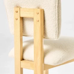2pk Modern Upholstered Wood Dining Chair Cream - Threshold™ Designed With Studio McGee: Lacquered Rubberwood, Polyester Upholstery -Whalen Furniture GUEST e722ed36 1bb4 4fc1 b8a3 17ee4b770981