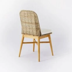Juniper Woven Dining Chair With Cushion Natural - Threshold™ Designed With Studio McGee 12 Juniper Woven Dining Chair With Cushion Natural - Threshold™ Designed With Studio McGee -Whalen Furniture GUEST e8172ff7 020a 4ddb b645 ad2c009ce2f1