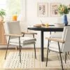 Catlett Oval Modern Wood Dining Table Black - Threshold™ -Whalen Furniture GUEST eb167cb8 d935 40ee 842a 81adce4edadc