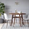44" Maston Dining Table Round Hazelnut - Threshold™ -Whalen Furniture GUEST eb6d31e6 35f0 4403 9232 fbd901adc3b9
