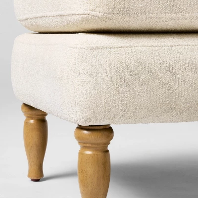 Kauri Upholstered Ottoman Natural - Threshold™ Designed With Studio McGee 5 Kauri Upholstered Ottoman Natural - Threshold™ Designed With Studio McGee - Image 3