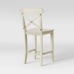 24" Litchfield X-Back Counter Height Barstool - Threshold -Whalen Furniture GUEST efae9abc c916 4d0f a5ed abb32863a8bf