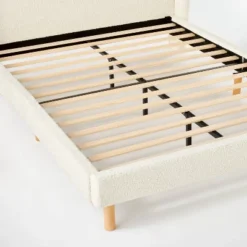 Kessler Bed In Cream Faux Shearling - Threshold™ Designed With Studio McGee -Whalen Furniture GUEST f047c991 5648 4359 9e5c b7617db92b77