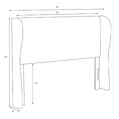 Tufted Woven Upholstered Wingback Headboard - Skyline Furniture 7 Tufted Woven Upholstered Wingback Headboard - Skyline Furniture - Image 5