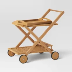 Bluffdale Bar Cart/Island - Threshold™ Designed With Studio McGee 9 Bluffdale Bar Cart/Island - Threshold™ Designed With Studio McGee -Whalen Furniture GUEST f4b2096f 7d9a 4df5 90f4 f04311ddf4a6