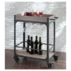 Franklin Bar Cart And Wine Rack Weathered Gray - Threshold™