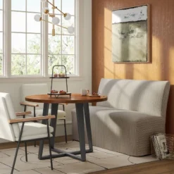 Replacement Slipcover Only For 57" Jean Dining Banquette - Threshold™ -Whalen Furniture GUEST f67b8a80 b1fc 4798 a0fb 775e970fcc08