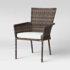 Monroe 2pk Patio Stack Dining Chairs Linen - Threshold™ -Whalen Furniture GUEST f6ba490d 602e 4484 bada 1ff13d1781bf