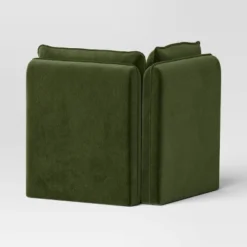 Haven Velvet Modular French Seam Corner Sofa Dark Green - Threshold™ -Whalen Furniture GUEST f79faefa 5ec5 42cf 8301 33bd5169fd5e
