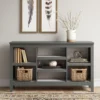 32" Carson Horizontal Bookcase With Adjustable Shelves - Threshold -Whalen Furniture GUEST f7d681f7 1bc8 43ba 9e14 18ba5d70d4e7
