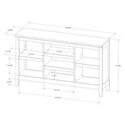 32" Carson Horizontal Bookcase With Adjustable Shelves - Threshold 12 32" Carson Horizontal Bookcase With Adjustable Shelves - Threshold -Whalen Furniture GUEST f881ab9a 25cd 41d7 9c39 58602d8adf48