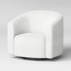 Aveline Large Scale Faux Shearling Swivel Chair - Threshold™ -Whalen Furniture GUEST fa191b6c 6ad6 4408 8c49 27d741d21140