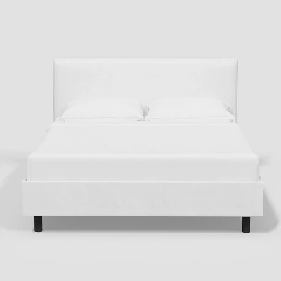 Olivia Upholstered Platform Bed Velvet - Threshold™ 3 Olivia Upholstered Platform Bed Velvet - Threshold™