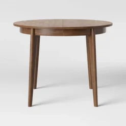Astrid Mid-Century Round Extendable Dining Table - Threshold™ -Whalen Furniture GUEST fa9c336d d35b 4f29 b16a a6d0555e5720