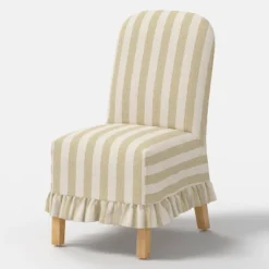 Replacement Ruffled Slipcover Only For Rounded Back Dining Chair - Threshold™ 41 Replacement Ruffled Slipcover Only For Rounded Back Dining Chair - Threshold™ -Whalen Furniture GUEST fb3c3b46 738c 4715 a71e 30c65e12b82a 1