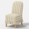 Rounded Back Slipcovered Dining Chair With Ruffle - Threshold™ 2 Rounded Back Slipcovered Dining Chair With Ruffle - Threshold™ -Whalen Furniture GUEST fb3c3b46 738c 4715 a71e 30c65e12b82a