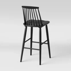 Harwich High Back Windsor Barstool Black - Threshold™ -Whalen Furniture GUEST fce15d49 3701 4c7f 9111 5c3e5a177a44