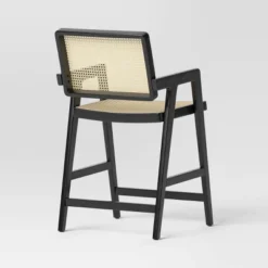 Wood Framed Woven Panel Counter Height Barstool - Threshold™ 9 Wood Framed Woven Panel Counter Height Barstool - Threshold™ -Whalen Furniture GUEST fd6b1c8a f747 4549 87f6 fa184f307594