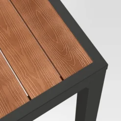 Bryant 6 Person Faux Wood Rectangle Patio Dining Table - Gray/Natural Wood - Threshold™ 9 Bryant 6 Person Faux Wood Rectangle Patio Dining Table - Gray/Natural Wood - Threshold™ -Whalen Furniture GUEST fe0a4618 2959 4bc4 8d9a 99dfcf05fb48