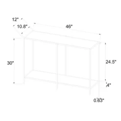 Faux Marble And Metal Console Table Gold - Threshold™: Sleek Two-Tiered, Rectangular Design, 30" High 9 Faux Marble And Metal Console Table Gold - Threshold™: Sleek Two-Tiered, Rectangular Design, 30" High -Whalen Furniture GUEST ffac7753 0ea7 49f5 ab1a 2cdd40d6b48f